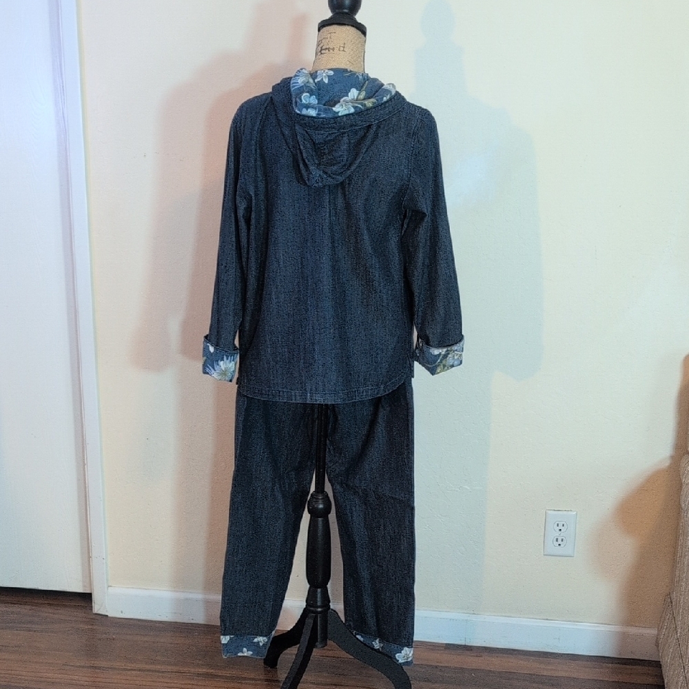 Focus Denim Jacket and Pants Set Size S - Picture 4 of 10